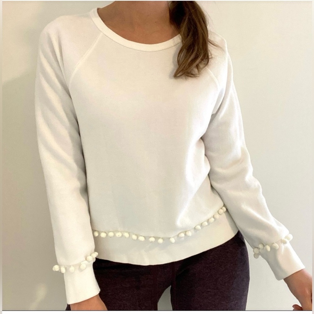 J.Crew Pom-pom sweatshirt Size XS